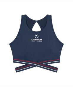 Women’s Criss-Cross Band Sports Bra (WP) - Image 5