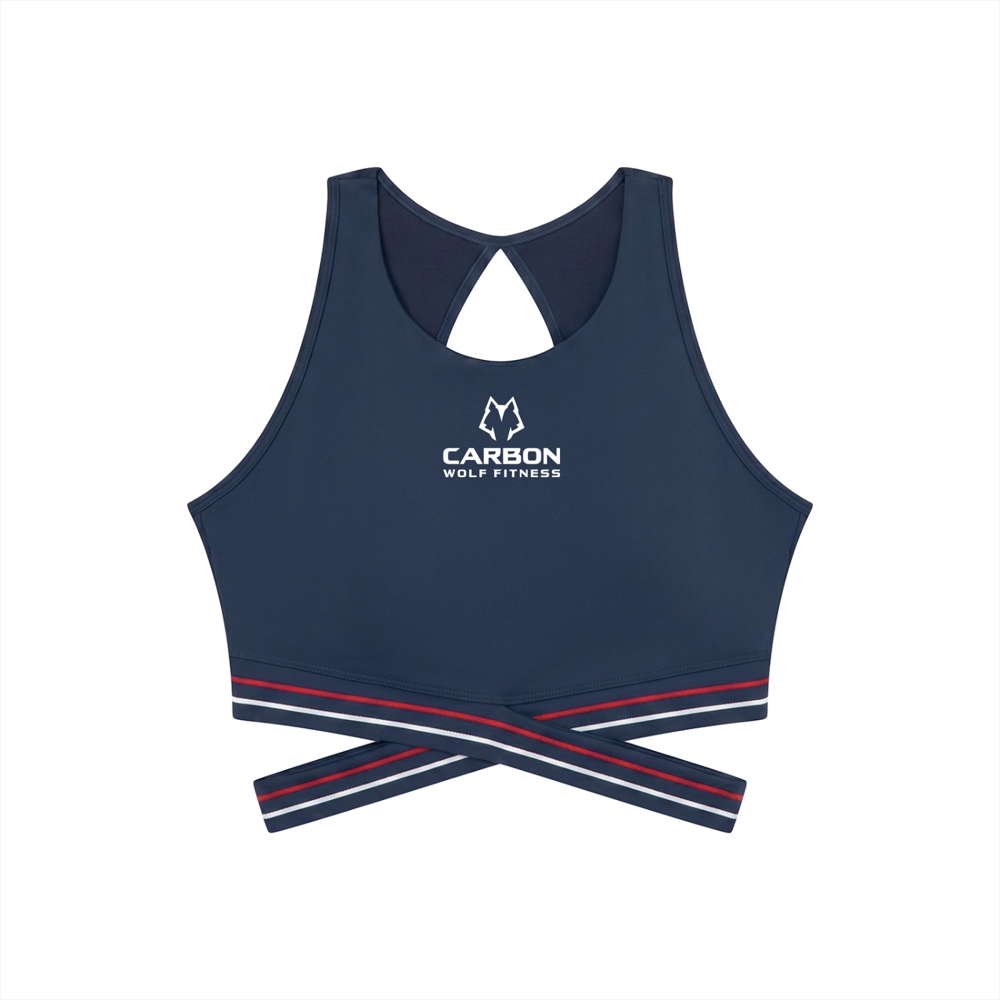 Women’s Criss-Cross Band Sports Bra (WP) - Image 5