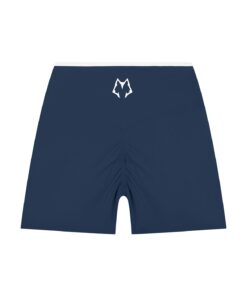 Women’s Lone Wolf High Rise Color Block Yoga Shorts - Image 8