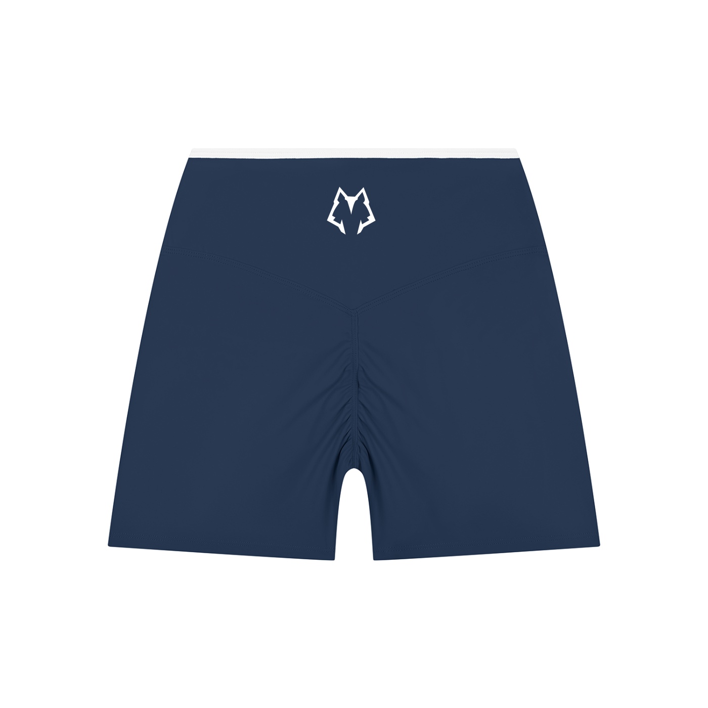 Women’s Lone Wolf High Rise Color Block Yoga Shorts - Image 8