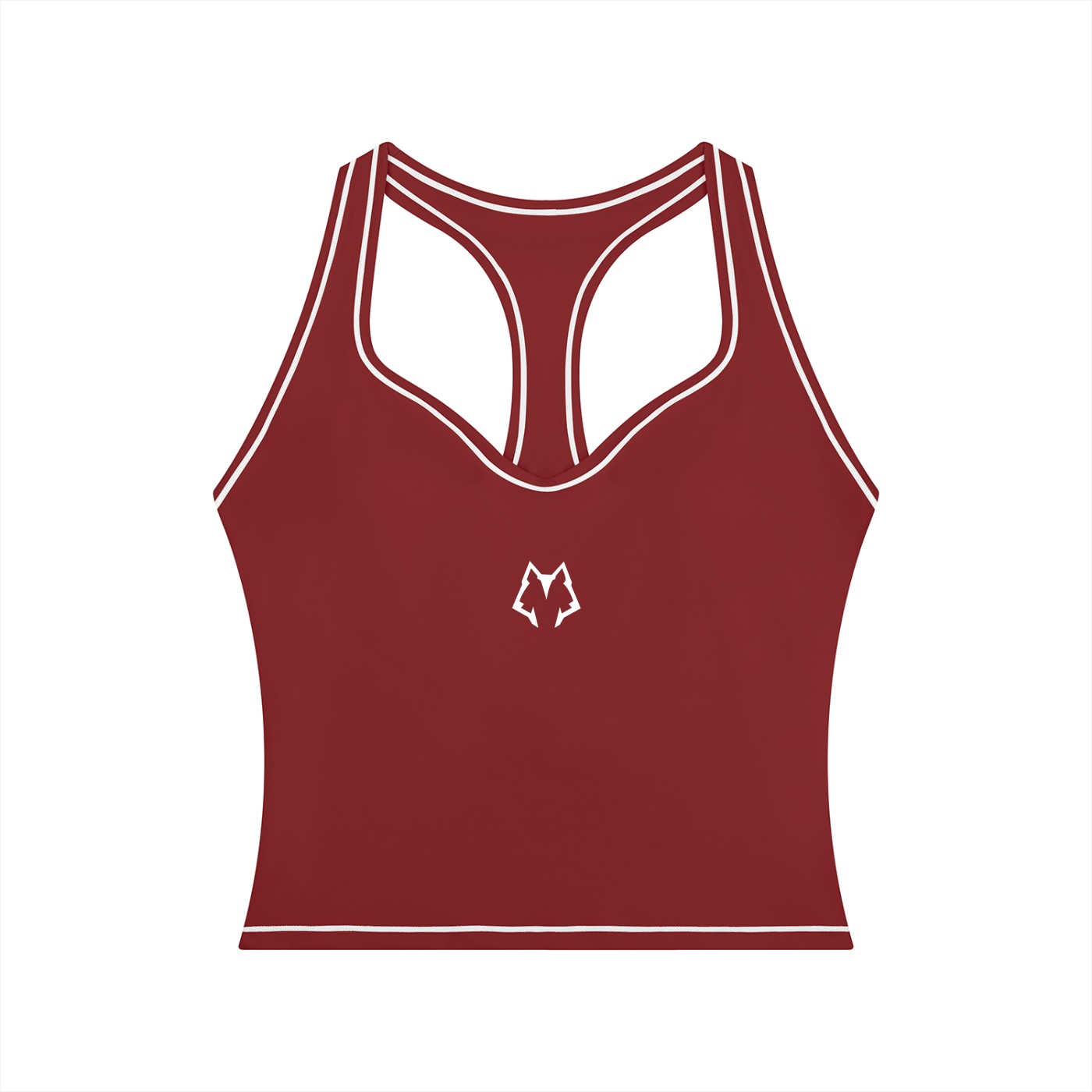 Women’s Lone Wolf Topstitching Yoga Sports Bra - Image 33