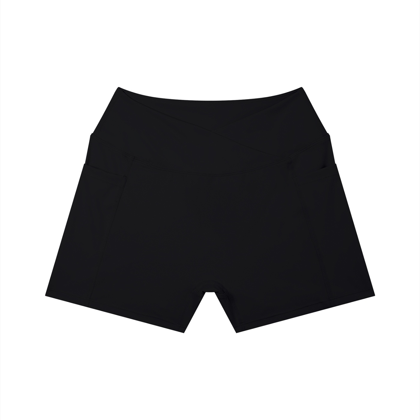 Women’s High Rise Pocket Yoga Shorts - Image 2