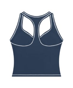 Women’s Lone Wolf Topstitching Yoga Tank Top - Image 20