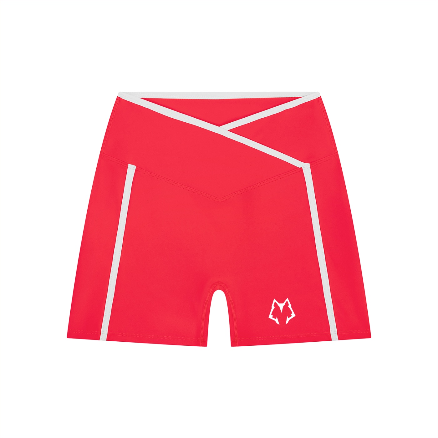 Women’s Lone Wolf High Rise Color Block Yoga Shorts - Image 5