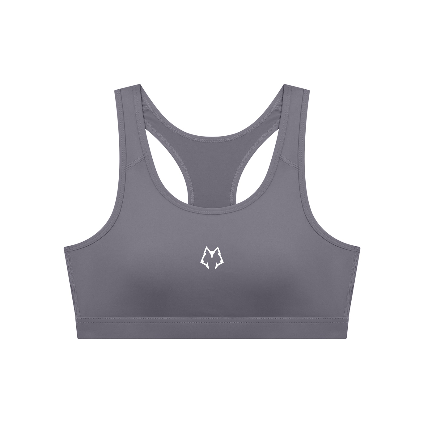 Women's Cropped Lone Wolf Sports Bra