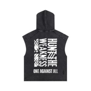 Hunt The Weakness Hooded Tank Top